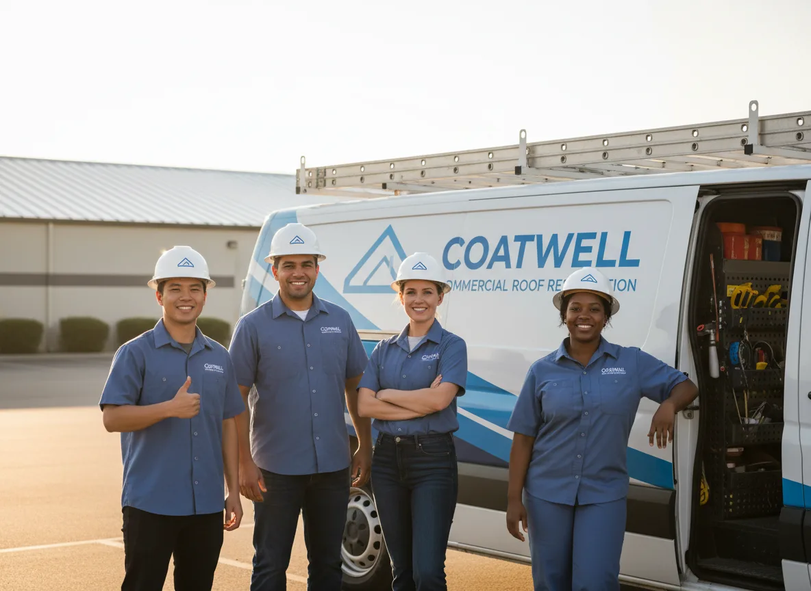 Commercial roof coating company in Jet, OK